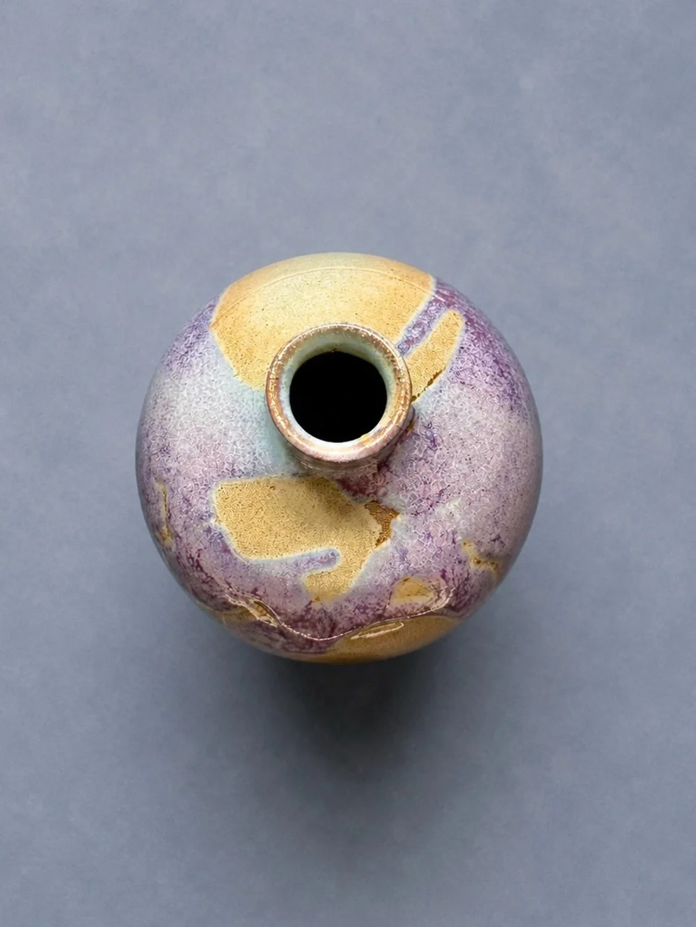 Ruth Stein for Diane Love NYC Studio Art Pottery Vase Signed Multicolor 7”